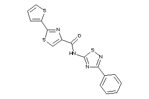 N-(3-phenyl-1,2,4-thiadiazol-5-yl)-2-(2-thienyl)thiazole-4-carboxamide