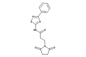 N-(3-phenyl-1,2,4-thiadiazol-5-yl)-3-succinimido-propionamide