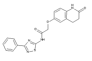 2-[(2-keto-3,4-dihydro-1H-quinolin-6-yl)oxy]-N-(3-phenyl-1,2,4-thiadiazol-5-yl)acetamide