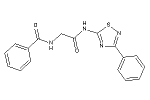 N-[2-keto-2-[(3-phenyl-1,2,4-thiadiazol-5-yl)amino]ethyl]benzamide