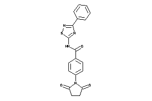 N-(3-phenyl-1,2,4-thiadiazol-5-yl)-4-succinimido-benzamide