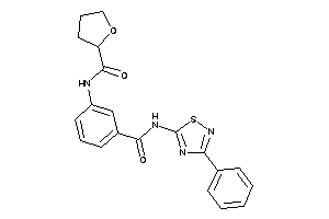 N-[3-[(3-phenyl-1,2,4-thiadiazol-5-yl)carbamoyl]phenyl]tetrahydrofuran-2-carboxamide