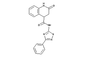 2-keto-N-(3-phenyl-1,2,4-thiadiazol-5-yl)-3,4-dihydro-1H-quinoline-4-carboxamide