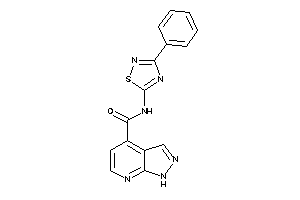 N-(3-phenyl-1,2,4-thiadiazol-5-yl)-1H-pyrazolo[3,4-b]pyridine-4-carboxamide
