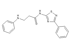 3-anilino-N-(3-phenyl-1,2,4-thiadiazol-5-yl)propionamide