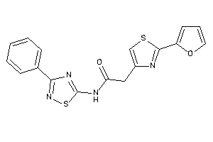 2-[2-(2-furyl)thiazol-4-yl]-N-(3-phenyl-1,2,4-thiadiazol-5-yl)acetamide