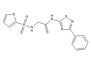 Image of N-(3-phenyl-1,2,4-thiadiazol-5-yl)-2-(2-thienylsulfonylamino)acetamide