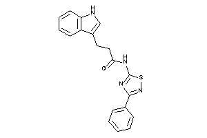 3-(1H-indol-3-yl)-N-(3-phenyl-1,2,4-thiadiazol-5-yl)propionamide