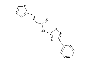 Image of 3-(2-furyl)-N-(3-phenyl-1,2,4-thiadiazol-5-yl)acrylamide