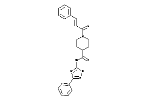 1-cinnamoyl-N-(3-phenyl-1,2,4-thiadiazol-5-yl)isonipecotamide