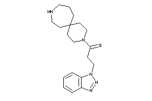 Image of 3-(benzotriazol-1-yl)-1-(3,9-diazaspiro[5.6]dodecan-3-yl)propan-1-one