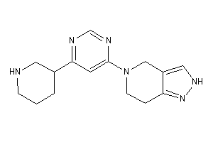 5-[6-(3-piperidyl)pyrimidin-4-yl]-2,4,6,7-tetrahydropyrazolo[4,3-c]pyridine