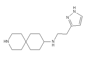9-azaspiro[5.5]undecan-3-yl-[2-(1H-pyrazol-3-yl)ethyl]amine