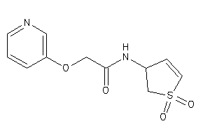 Image of N-(1,1-diketo-2,3-dihydrothiophen-3-yl)-2-(3-pyridyloxy)acetamide