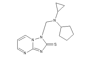 Image of 1-[[cyclopentyl(cyclopropyl)amino]methyl]-[1,2,4]triazolo[1,5-a]pyrimidine-2-thione