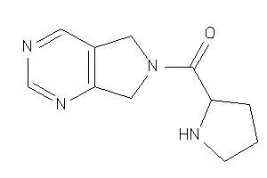 5,7-dihydropyrrolo[3,4-d]pyrimidin-6-yl(pyrrolidin-2-yl)methanone
