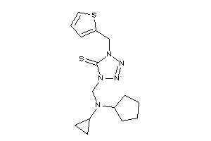 1-[[cyclopentyl(cyclopropyl)amino]methyl]-4-(2-thenyl)tetrazole-5-thione