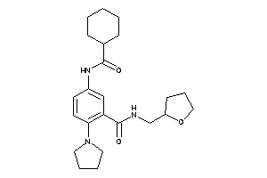 Image of 5-(cyclohexanecarbonylamino)-2-pyrrolidino-N-(tetrahydrofurfuryl)benzamide