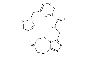 3-(pyrazol-1-ylmethyl)-N-(6,7,8,9-tetrahydro-5H-[1,2,4]triazolo[3,4-g][1,4]diazepin-3-ylmethyl)benzamide