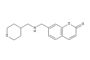 Image of 7-[(tetrahydropyran-4-ylmethylamino)methyl]coumarin