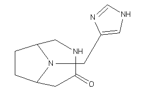 9-(1H-imidazol-4-ylmethyl)-4,9-diazabicyclo[4.2.1]nonan-3-one