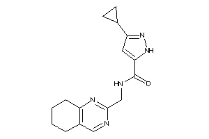 3-cyclopropyl-N-(5,6,7,8-tetrahydroquinazolin-2-ylmethyl)-1H-pyrazole-5-carboxamide