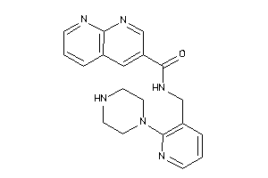 N-[(2-piperazino-3-pyridyl)methyl]-1,8-naphthyridine-3-carboxamide