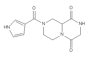Image of 2-(1H-pyrrole-3-carbonyl)-1,3,4,7,8,9a-hexahydropyrazino[1,2-a]pyrazine-6,9-quinone