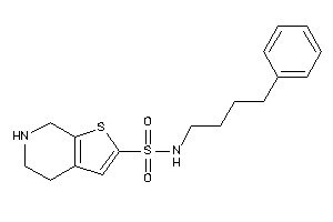 N-(4-phenylbutyl)-4,5,6,7-tetrahydrothieno[2,3-c]pyridine-2-sulfonamide