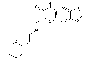 Image of 7-[(2-tetrahydropyran-2-ylethylamino)methyl]-5H-[1,3]dioxolo[4,5-g]quinolin-6-one