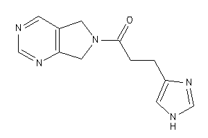 1-(5,7-dihydropyrrolo[3,4-d]pyrimidin-6-yl)-3-(1H-imidazol-4-yl)propan-1-one