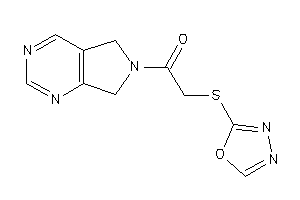 1-(5,7-dihydropyrrolo[3,4-d]pyrimidin-6-yl)-2-(1,3,4-oxadiazol-2-ylthio)ethanone