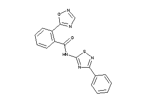 2-(1,2,4-oxadiazol-5-yl)-N-(3-phenyl-1,2,4-thiadiazol-5-yl)benzamide