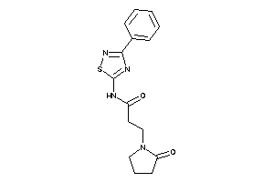 3-(2-ketopyrrolidino)-N-(3-phenyl-1,2,4-thiadiazol-5-yl)propionamide