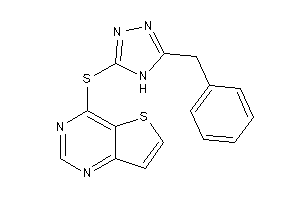 Image of 4-[(5-benzyl-4H-1,2,4-triazol-3-yl)thio]thieno[3,2-d]pyrimidine
