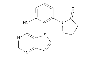 Image of 1-[3-(thieno[3,2-d]pyrimidin-4-ylamino)phenyl]-2-pyrrolidone