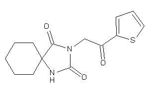 3-[2-keto-2-(2-thienyl)ethyl]-1,3-diazaspiro[4.5]decane-2,4-quinone