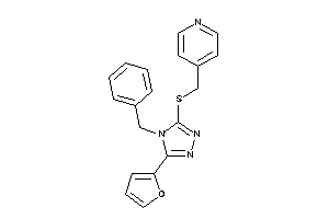 Image of 4-[[[4-benzyl-5-(2-furyl)-1,2,4-triazol-3-yl]thio]methyl]pyridine