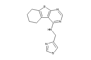 5,6,7,8-tetrahydrobenzothiopheno[2,3-d]pyrimidin-4-yl(thiazol-4-ylmethyl)amine