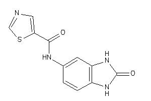 Image of N-(2-keto-1,3-dihydrobenzimidazol-5-yl)thiazole-5-carboxamide