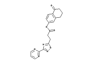 3-[3-(2-pyrimidyl)-1,2,4-oxadiazol-5-yl]propionic Acid (1-ketotetralin-6-yl) Ester
