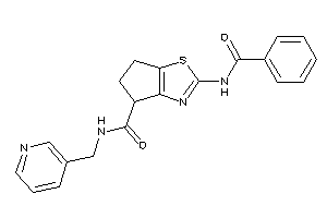 2-benzamido-N-(3-pyridylmethyl)-5,6-dihydro-4H-cyclopenta[d]thiazole-4-carboxamide