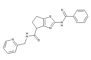 2-benzamido-N-(2-pyridylmethyl)-5,6-dihydro-4H-cyclopenta[d]thiazole-4-carboxamide