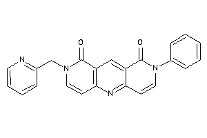 2-phenyl-8-(2-pyridylmethyl)pyrido[4,3-b][1,6]naphthyridine-1,9-quinone