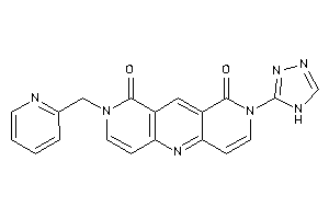 Image of 8-(2-pyridylmethyl)-2-(4H-1,2,4-triazol-3-yl)pyrido[4,3-b][1,6]naphthyridine-1,9-quinone