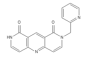 Image of 2-(2-pyridylmethyl)-8H-pyrido[4,3-b][1,6]naphthyridine-1,9-quinone