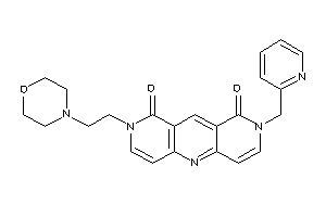 8-(2-morpholinoethyl)-2-(2-pyridylmethyl)pyrido[4,3-b][1,6]naphthyridine-1,9-quinone