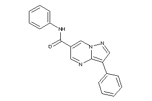 N,3-diphenylpyrazolo[1,5-a]pyrimidine-6-carboxamide