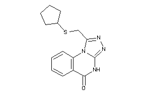 Image of 1-[(cyclopentylthio)methyl]-4H-[1,2,4]triazolo[4,3-a]quinazolin-5-one