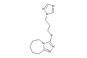 Image of 3-[3-(1,2,4-triazol-1-yl)propylthio]-6,7,8,9-tetrahydro-5H-[1,2,4]triazolo[4,3-a]azepine